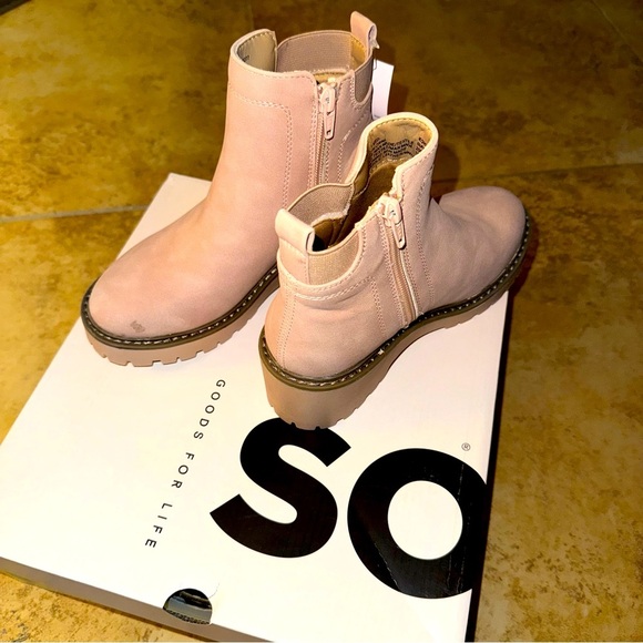 Girl’s SO NNAYA boots in blush color NWT - Picture 2 of 7